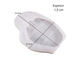 Molde silicona posajabon mano